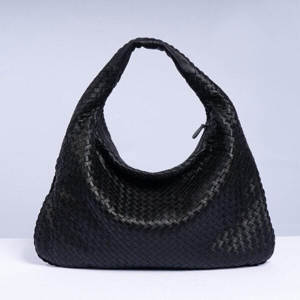 Women's Handmade Sheepskin Braided Shoulder Bag - Image 5