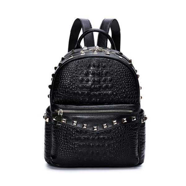 New fashion all-match soft leather backpack - Image 4