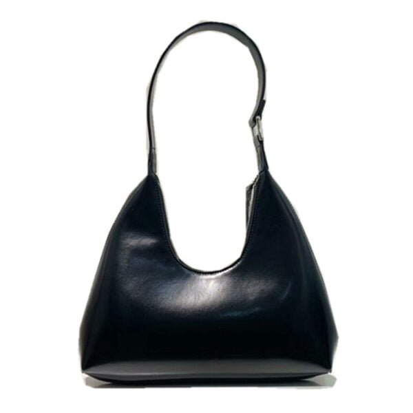 Cowhide Retro U-shaped Bag Fashion Simple Shoulder Bag Underarm Shoulder Bag - Image 3