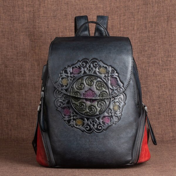 Large Capacity Backpack Creative Chinese Style Ladies Backpack - Image 2