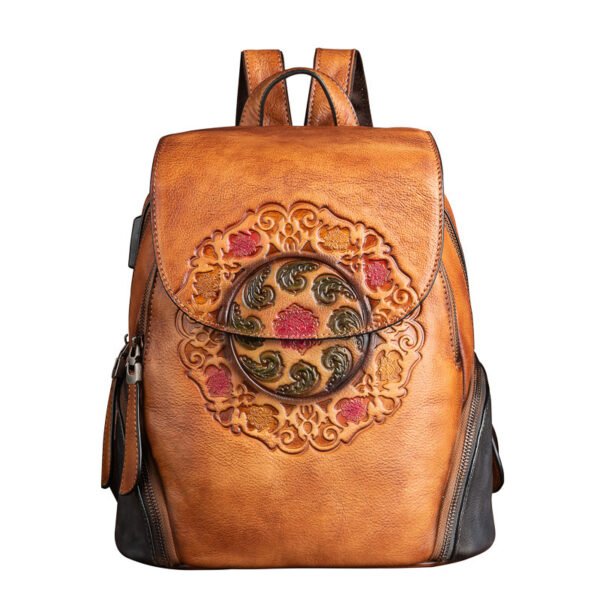 Large Capacity Backpack Creative Chinese Style Ladies Backpack - Image 3