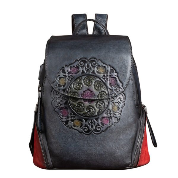 Large Capacity Backpack Creative Chinese Style Ladies Backpack - Image 4