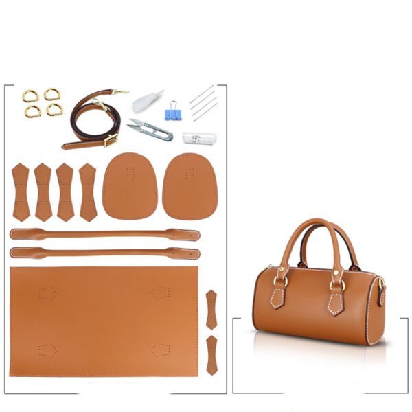 Creative Fashion Diy Handmade Material Bag Genuine Leather - Image 5