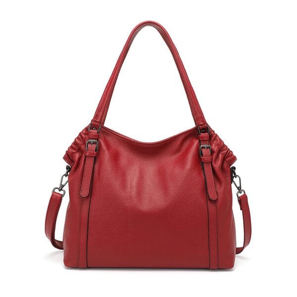 Cowhide New Style Simple Large Capacity Handbag For Women - Image 5