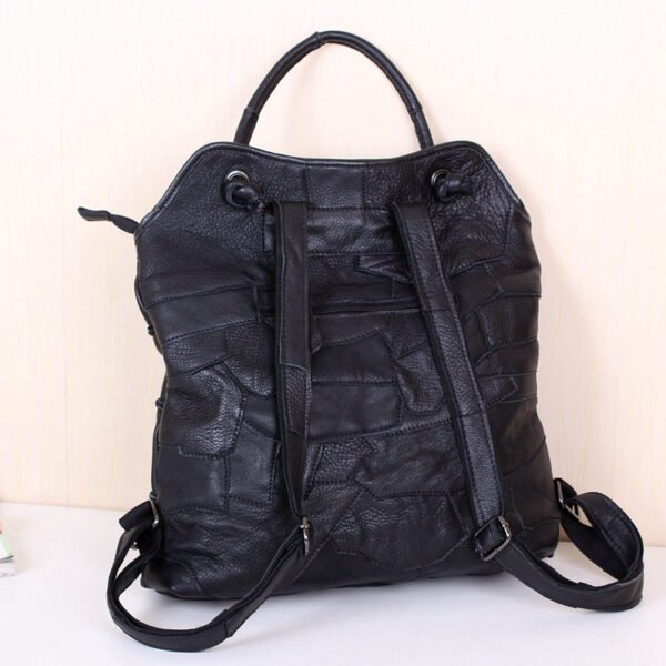 Special first layer leather stitching backpack - Image 6