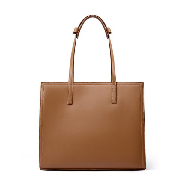 Women's Leather Large Capacity Briefcase - Image 7