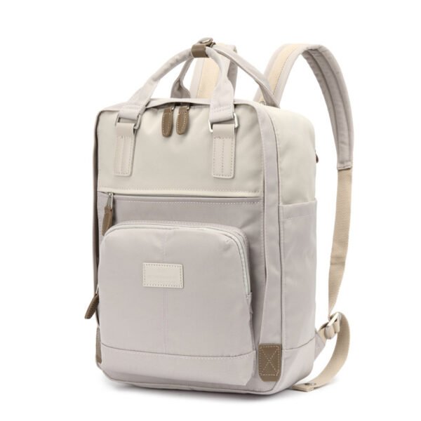 Men's Fashion Contrast Color Laptop Backpack - Image 3