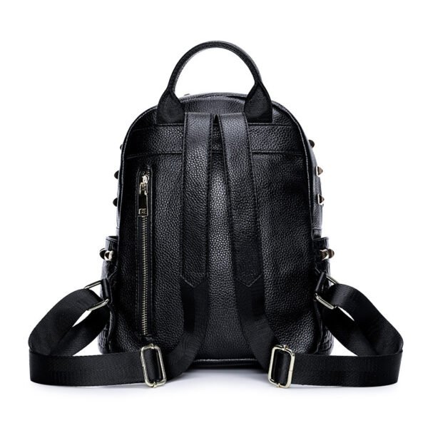 New fashion all-match soft leather backpack - Image 3