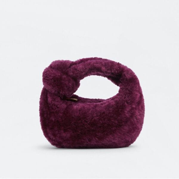 Women's Plush Cloud Pleated Underarm Bag - Image 7