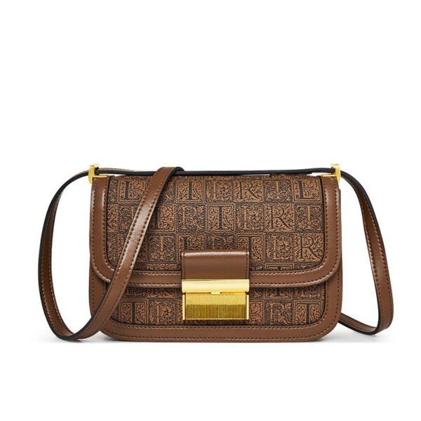 Women's Retro All-match One-shoulder Messenger Tofu Bag - Image 4