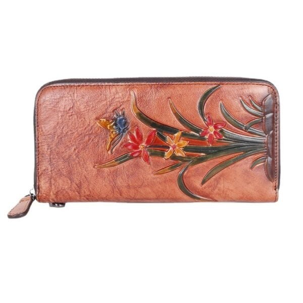 Retro Style Multiple Card Slots Long Clutch - Image 5