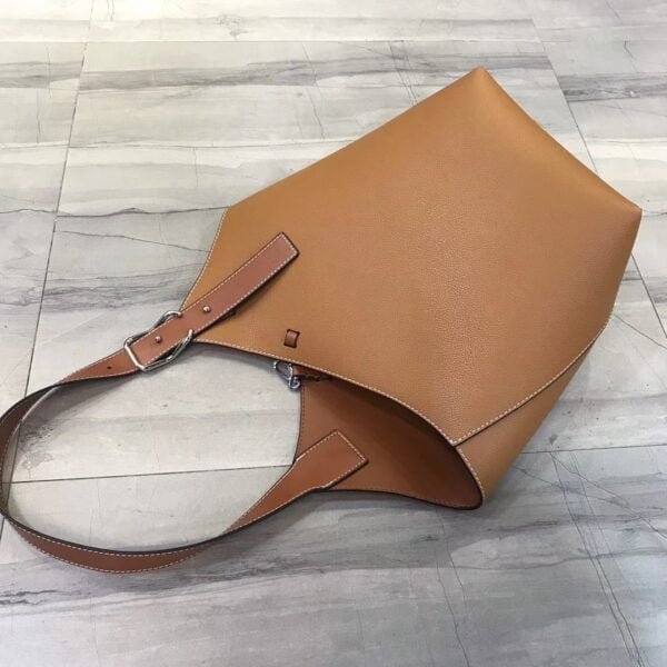 Bucket bag all-match soft leather female bag - Image 6