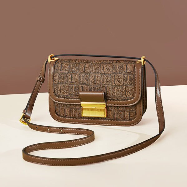 Women's Retro All-match One-shoulder Messenger Tofu Bag - Image 3