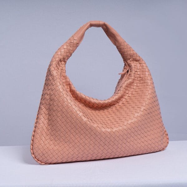 Women's Handmade Sheepskin Braided Shoulder Bag - Image 2