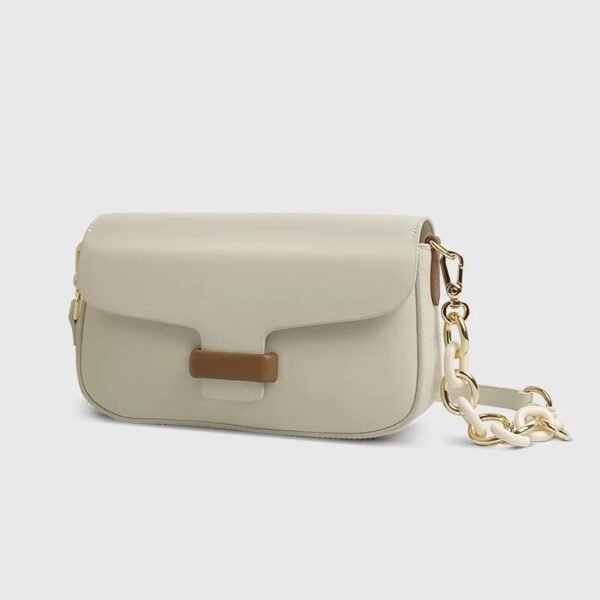 Chain Shoulder Bag All Match Genuine Leather - Image 4