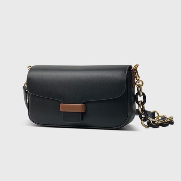 Chain Shoulder Bag All Match Genuine Leather - Image 2