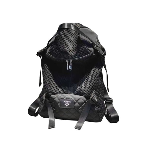 Mesh Double Pull Head Personalized Fashion Backpack - Image 4