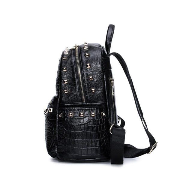 New fashion all-match soft leather backpack - Image 5