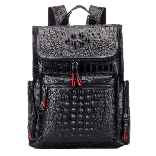 Pattern Backpack Top Layer Cowhide - Image 3