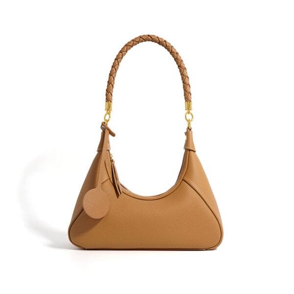 Women's Trendy Cowhide Texture Underarm Bag - Image 2