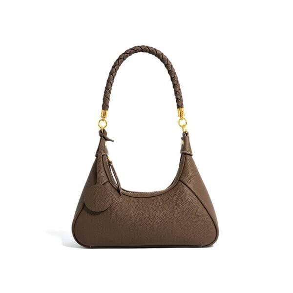 Women's Trendy Cowhide Texture Underarm Bag - Image 3