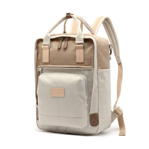 Men's Fashion Contrast Color Laptop Backpack - Image 6