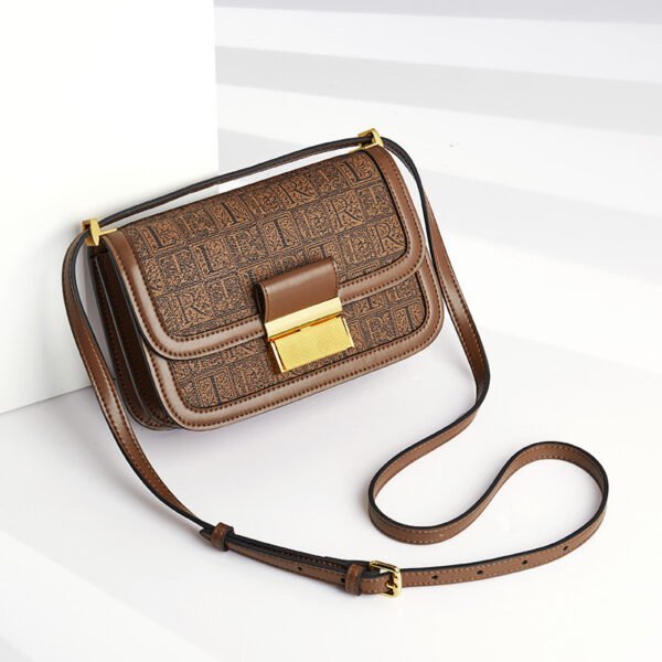 Women's Retro All-match One-shoulder Messenger Tofu Bag - Image 5