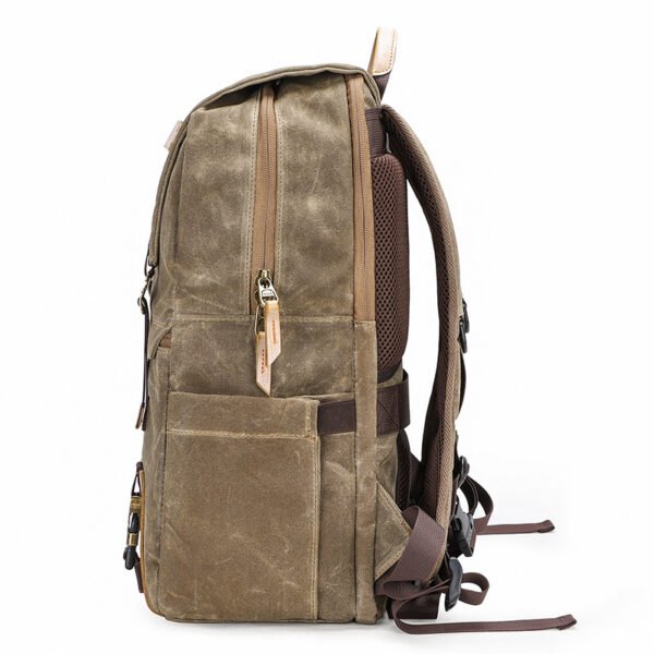 Ancient waterproof canvas casual backpack - Image 3