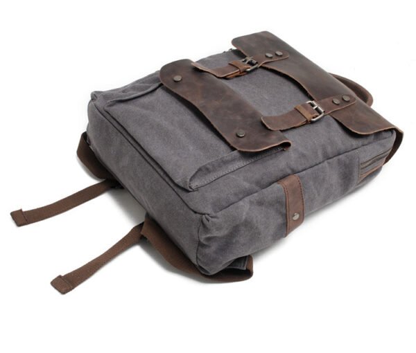 Vintage canvas backpack - Image 2