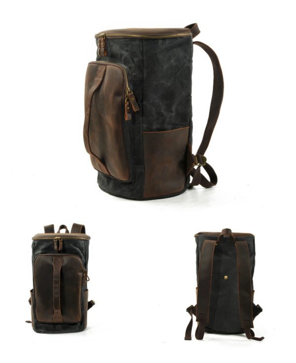 Men's canvas shoulder bag - Image 3