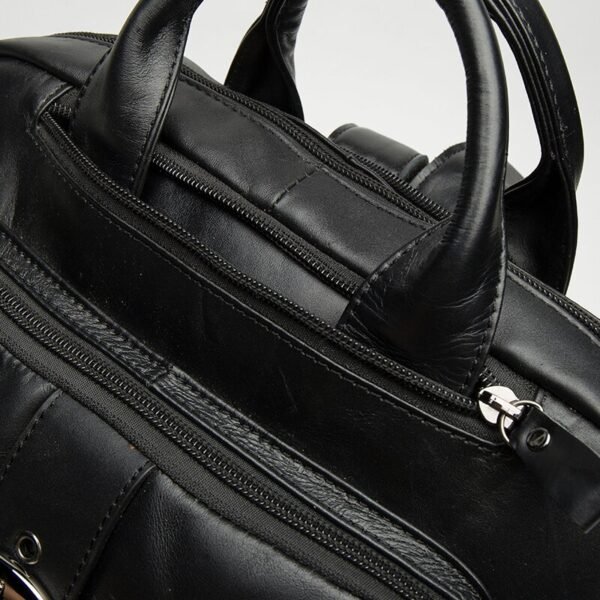 Genuine leather men's backpack - Image 4