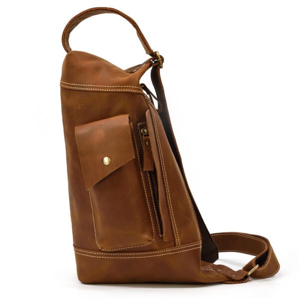 MAHEU Featured Men's Genuine Leather Backpack - Image 2