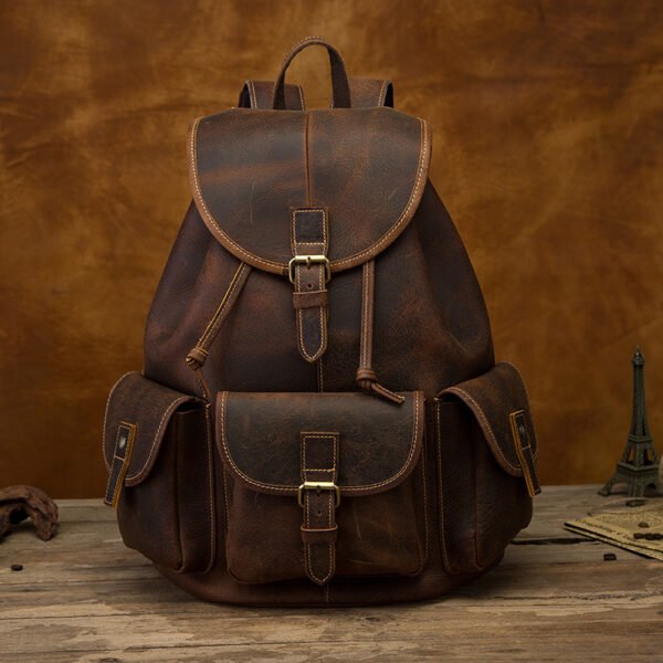 Retro Men'S Large Capacity Backpack - Image 5