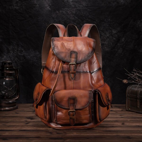 Retro Men'S Large Capacity Backpack - Image 4