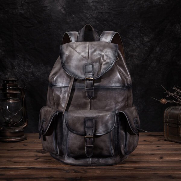 Retro Men'S Large Capacity Backpack - Image 2