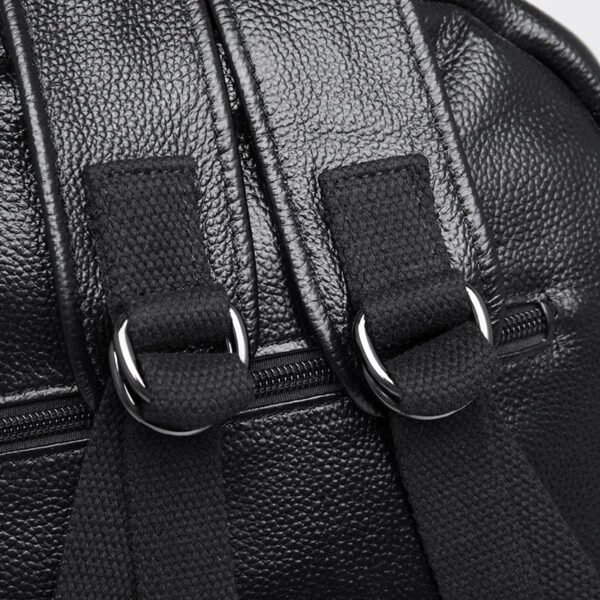 Casual  Pattern Leather Men's Backpack - Image 3