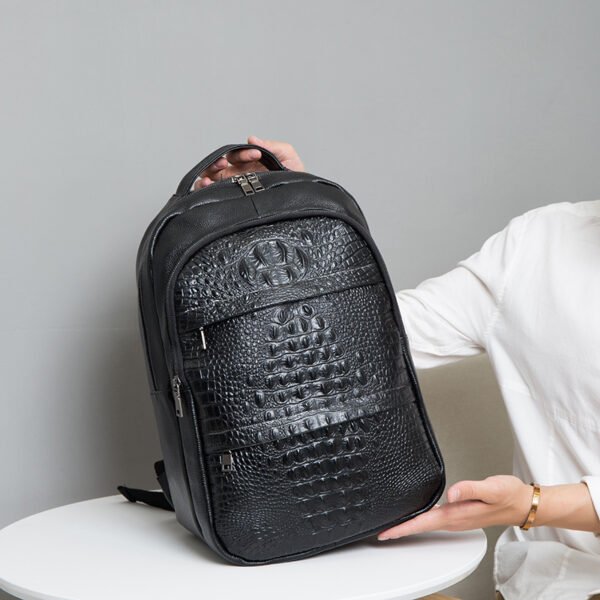 Casual  Pattern Leather Men's Backpack