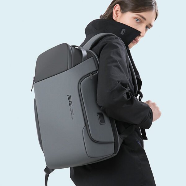 Business Backpack Large Capacity Backpack Men's Waterproof Travel Computer Backpack - Image 4