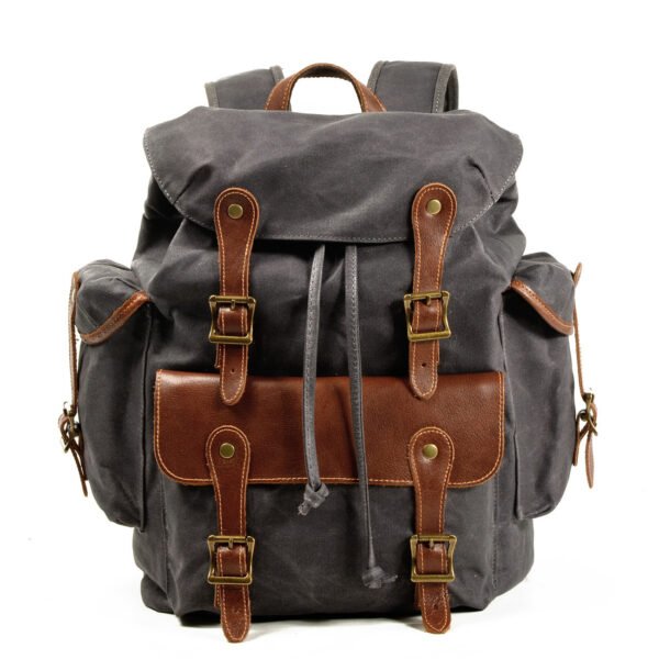 Canvas Bag Travel Eat Chicken Western Cowboy Backpack