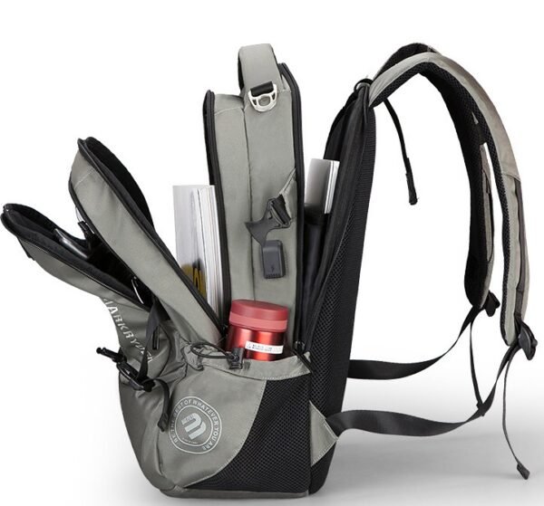 Backpack male external usb charging backpack business computer bag male travel bag - Image 3