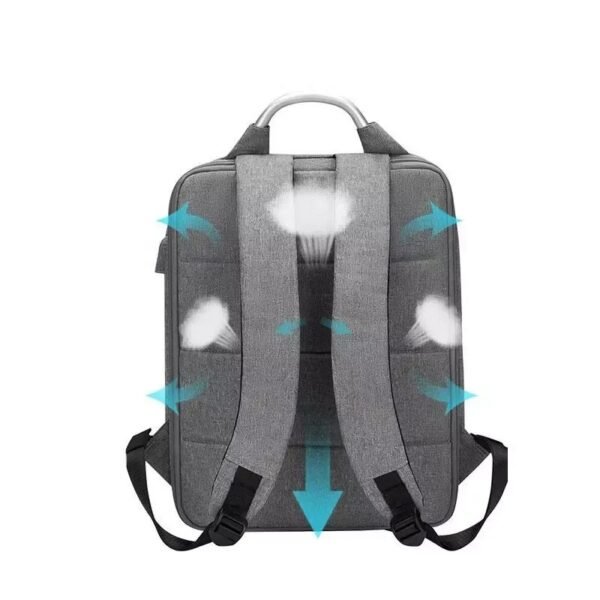 Travel Backpack men's business multifunctional 15 inch computer bag with stool USB charging leisure backpack - Image 5