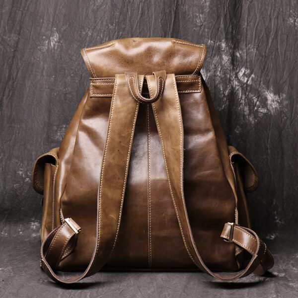 Backpack women crazy horse leather - Image 4