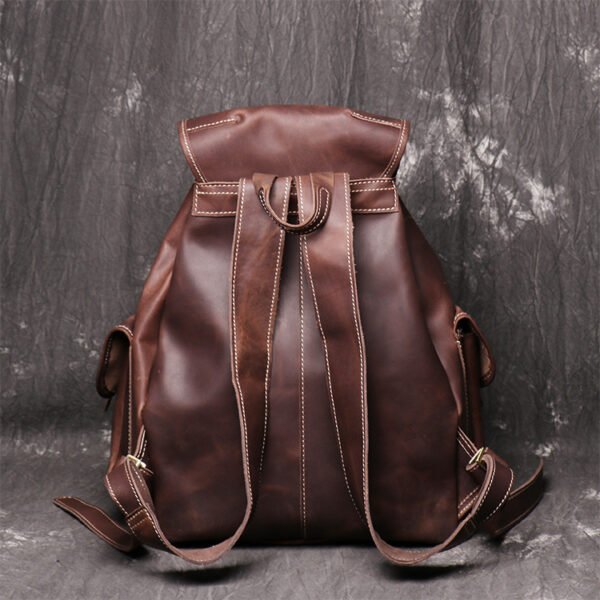 Backpack women crazy horse leather - Image 2