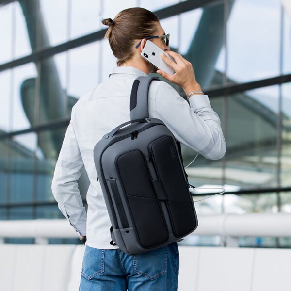 Men's Business Backpack Anti-Theft Computer Backpack - Image 5