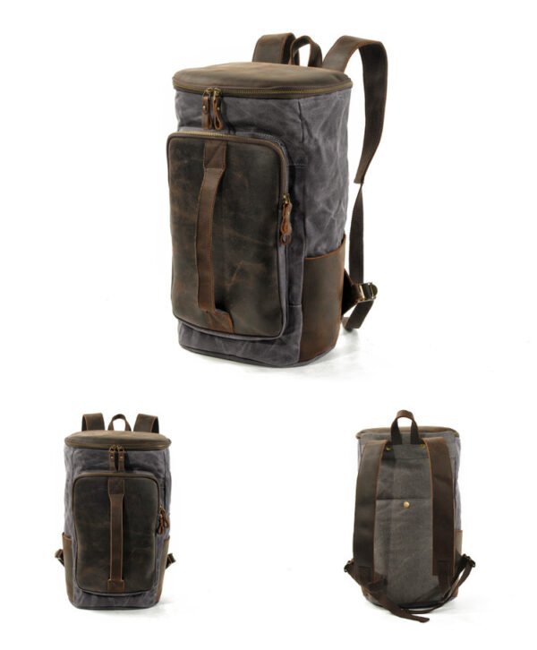 Men's canvas shoulder bag - Image 4