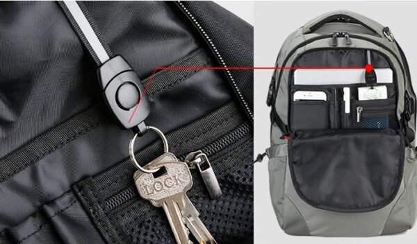 Backpack male external usb charging backpack business computer bag male travel bag - Image 4