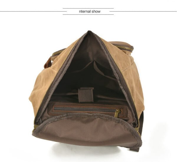 Men's canvas shoulder bag - Image 6