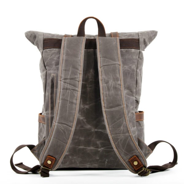 Vintage Canvas Backpacks for Men - Image 4