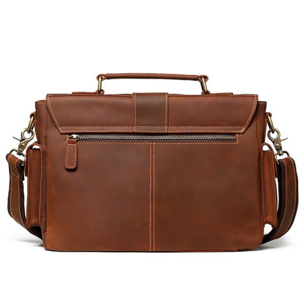 Business leather men's briefcase - Image 2