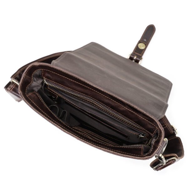 Cowhide Men's Messenger Bag Fashion Trend - Image 4